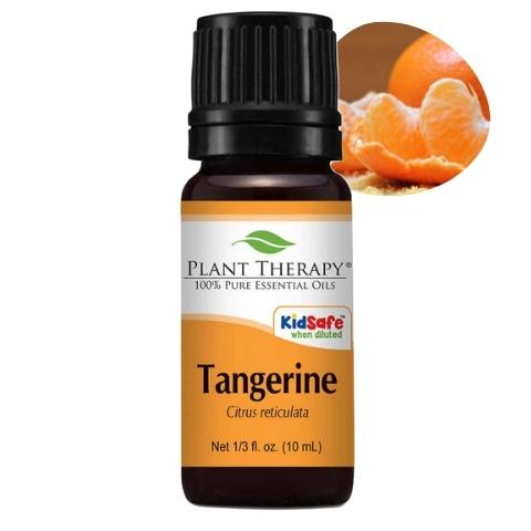 Prírodný esenciálny olej Tangerine na bolesť brucha
