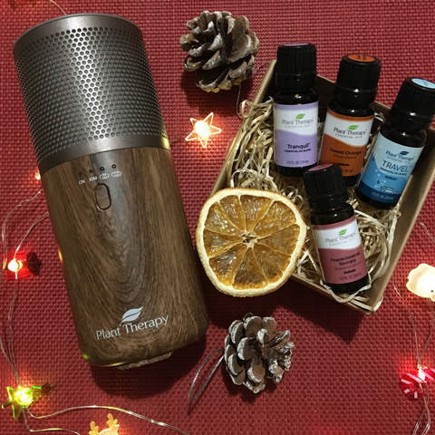 vianočný darček pre rodinu - esenciálne oleje a aróma difuzér