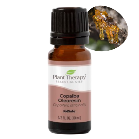 Prírodný esenciálny olej Copaiba Oleoresin Plant Therapy na boľavé svaly a kĺby